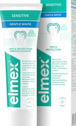 elmex Sensitive Gentle White hammastahna 75ml