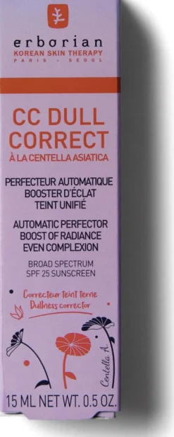 Erborian CC dull correct sävyttävä voide 15 ml
