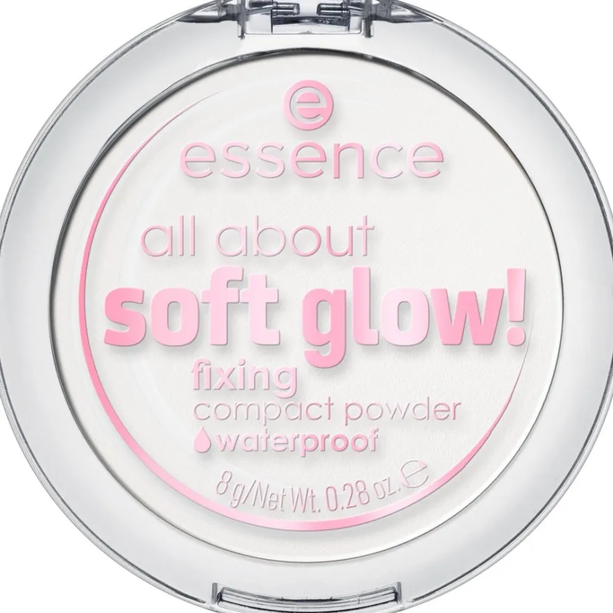 essence all about soft glow! fixing compact powder waterproof 8 g