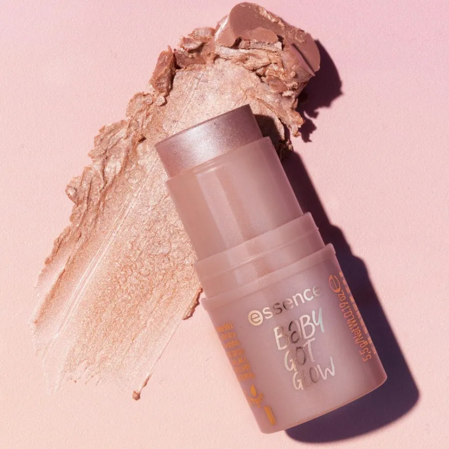 essence BABY GOT GLOW highlighter stick 20 Rosy Glaze 5.5 g