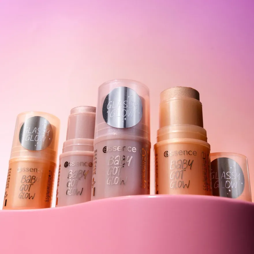 essence BABY GOT GLOW highlighter stick 20 Rosy Glaze 5.5 g