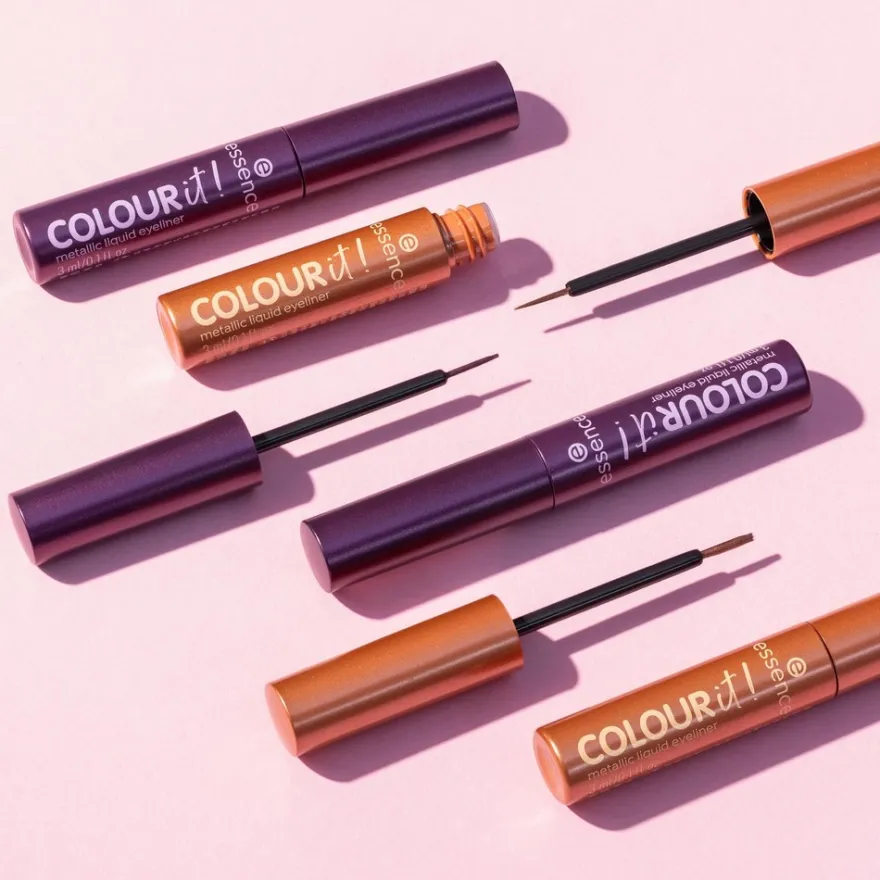 essence COLOUR it! metallic liquid liner 02 Dark Cherry 3 ml