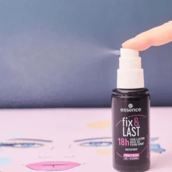 essence fix & LAST 18h LONG-LASTING MAKE-UP FIXING SPRAY 50 ml