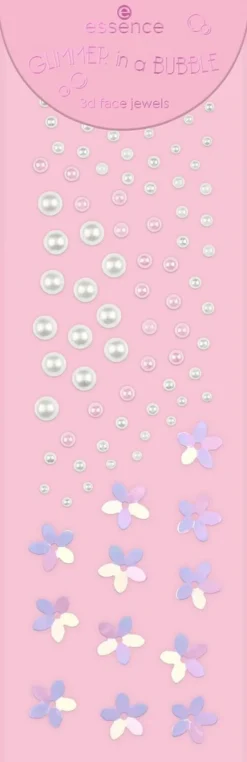 essence GLIMMER IN A BUBBLE 3d face jewels 01 Glimmer Glow Up 100 st
