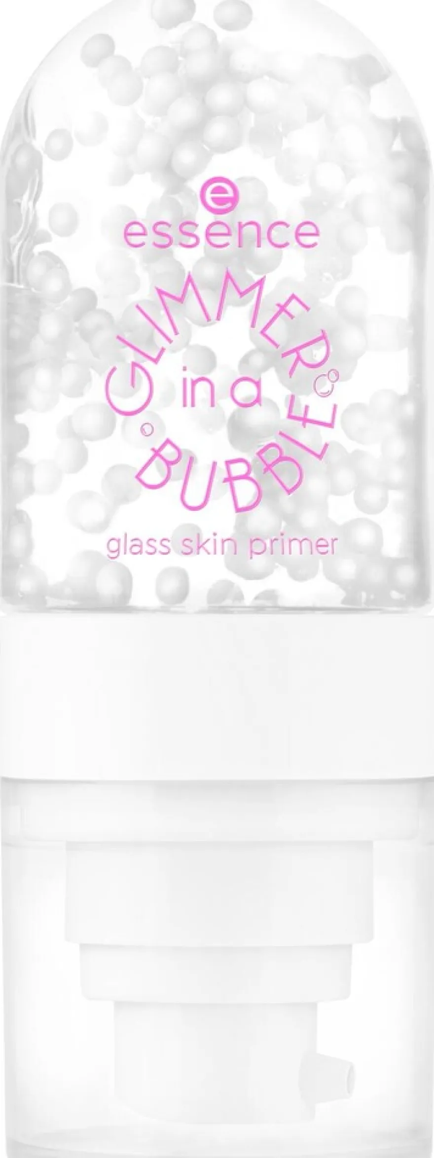 essence GLIMMER IN A BUBBLE glass skin primer 01 Bubble Glaze 35 ml