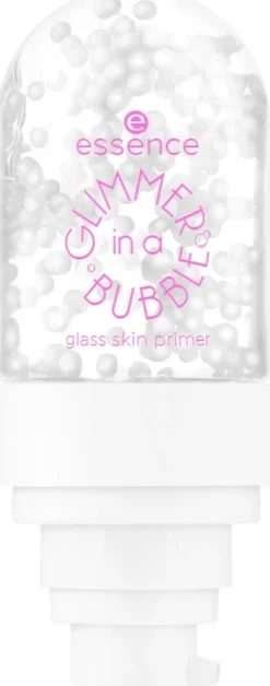 essence GLIMMER IN A BUBBLE glass skin primer 01 Bubble Glaze 35 ml