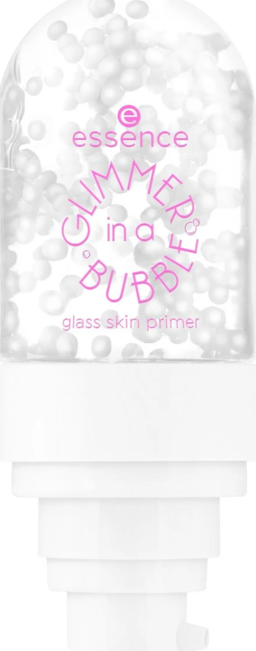 essence GLIMMER IN A BUBBLE glass skin primer 01 Bubble Glaze 35 ml