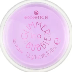 essence GLIMMER IN A BUBBLE lip mask 01 Kiss In A Bubble 7.5 g