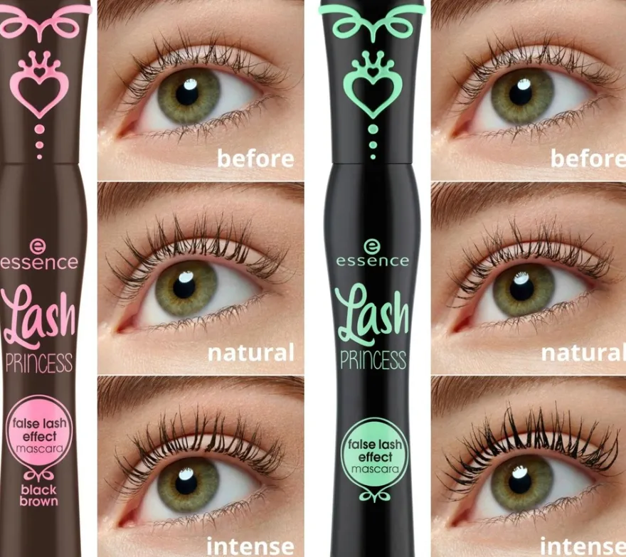 essence Lash PRINCESS false lash effect mascara black brown 12 ml
