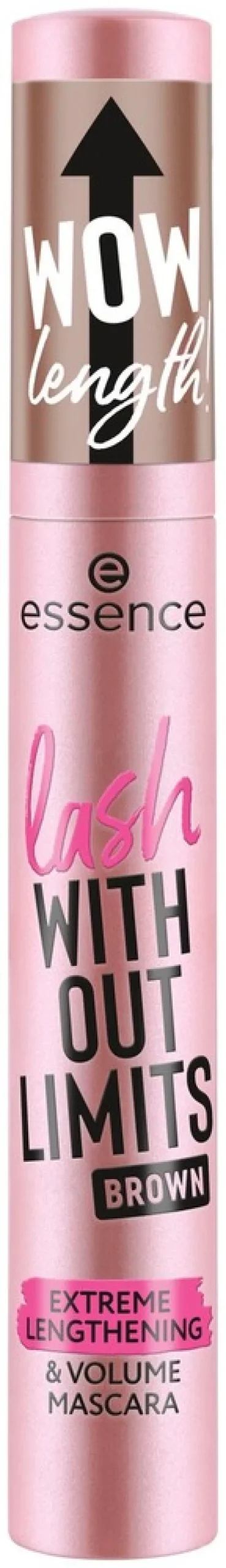 essence lash WITHOUT LIMITS BROWN EXTREME LENGTHENING & VOLUME MASCARA 02 Brown 13 ml