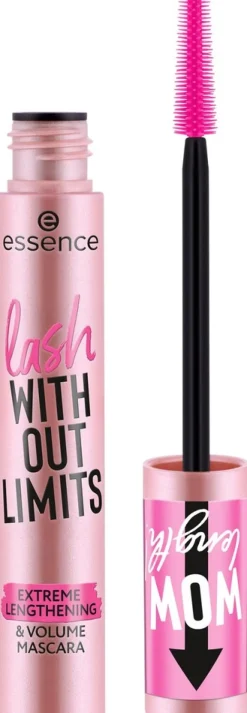 essence lash WITHOUT LIMITS EXTREME LENGTHENING & VOLUME MASCARA 01 Ultra Black 13 ml