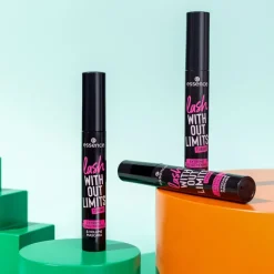 essence lash WITHOUT LIMITS TUBING Extreme Lengthening & Volume Mascara 04 Black Tubing 13 ml
