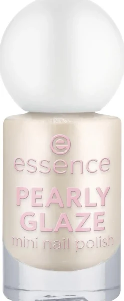 essence PEARLY GLAZE mini nail polish 16 5 ml