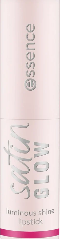 essence satin GLOW luminous shine lipstick 07 Coral It A Day 3.5 g