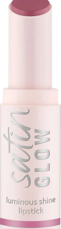 essence satin GLOW luminous shine lipstick 02 Blushin It 3.5 g