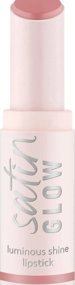 essence satin GLOW luminous shine lipstick 02 Blushin It 3.5 g