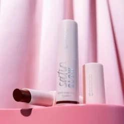 essence satin GLOW luminous shine lipstick 02 Blushin It 3.5 g