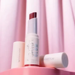 essence satin GLOW luminous shine lipstick 02 Blushin It 3.5 g