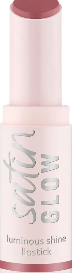 essence satin GLOW luminous shine lipstick 02 Blushin It 3.5 g