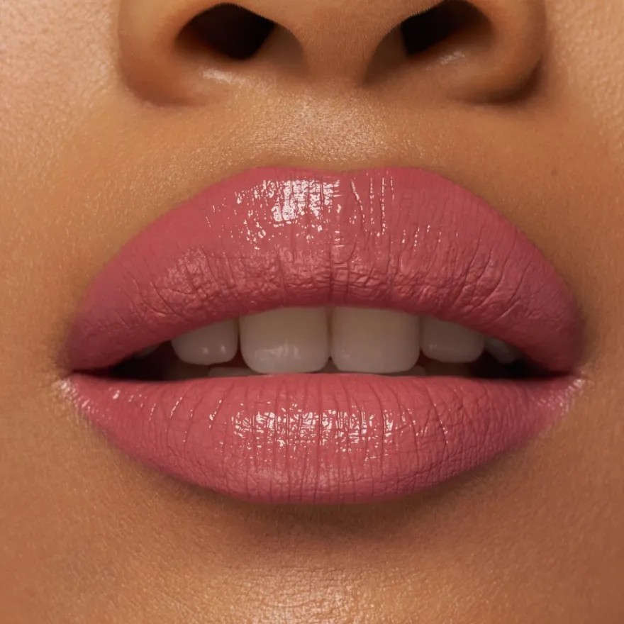 essence satin GLOW luminous shine lipstick 02 Blushin It 3.5 g