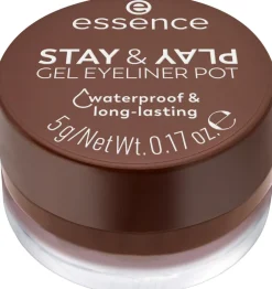 essence STAY & PLAY GEL EYELINER POT 02 Brown 5 g