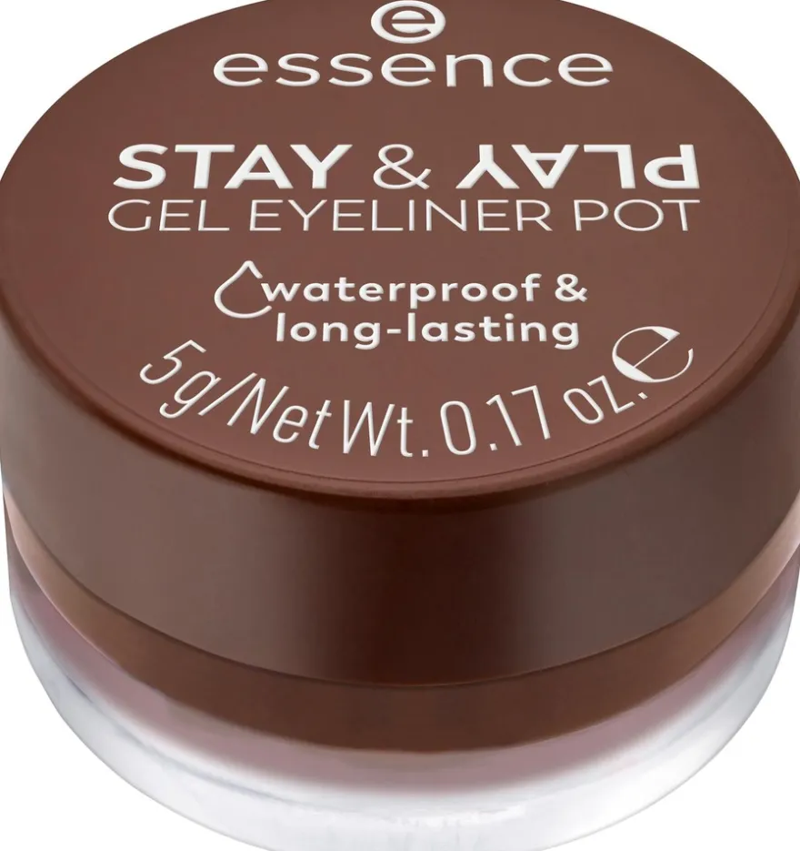 essence STAY & PLAY GEL EYELINER POT 02 Brown 5 g