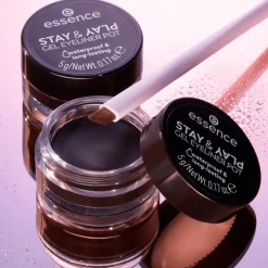 essence STAY & PLAY GEL EYELINER POT 02 Brown 5 g