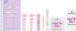 essence what the fake! PRESS-ON NAILS manicure set 03 BABYBOOMER 28 st