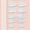 essence what the fake! PRESS-ON NAILS manicure set 01 GLAZED 28 st