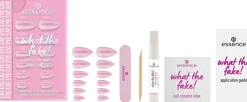 essence what the fake! PRESS-ON NAILS manicure set 02 CAT EYE 28 st