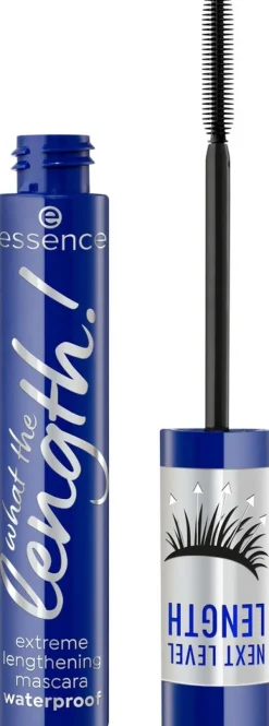 essence what the length! extreme lengthening mascara waterproof 02 Black Waterproof 10 ml