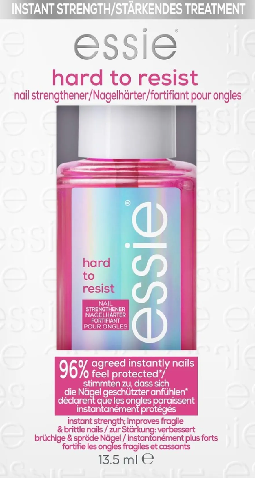 essie hard to resist pink kynnenvahvistaja 13,5 ml