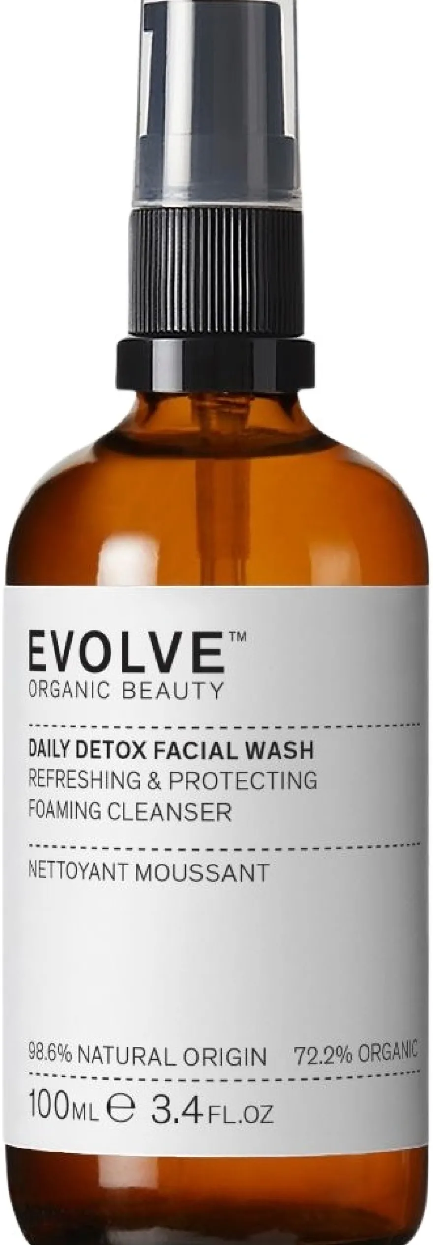 Evolve Organic Beauty Daily Detox Facial Wash Puhdistusgeeli 100 ml