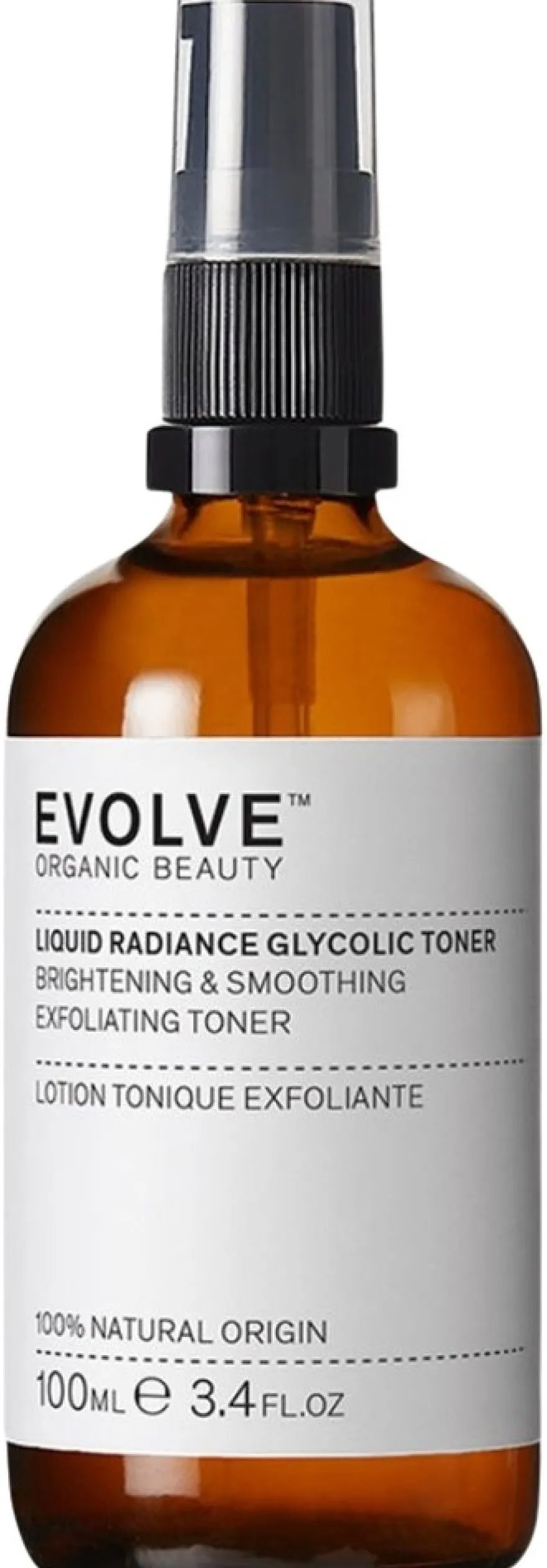 Evolve Organic Beauty Liquid Radiance Glycolic Toner Kasvovesi 100 ml