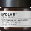 Evolve Organic Beauty Radiant Glow 2-in-1 Mask Scrub Kasvonaamio 60 ml