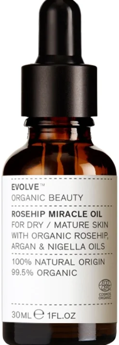 Evolve Organic Beauty Rosehip Miracle Oil Tuhkimo kasvoöljy 30 ml