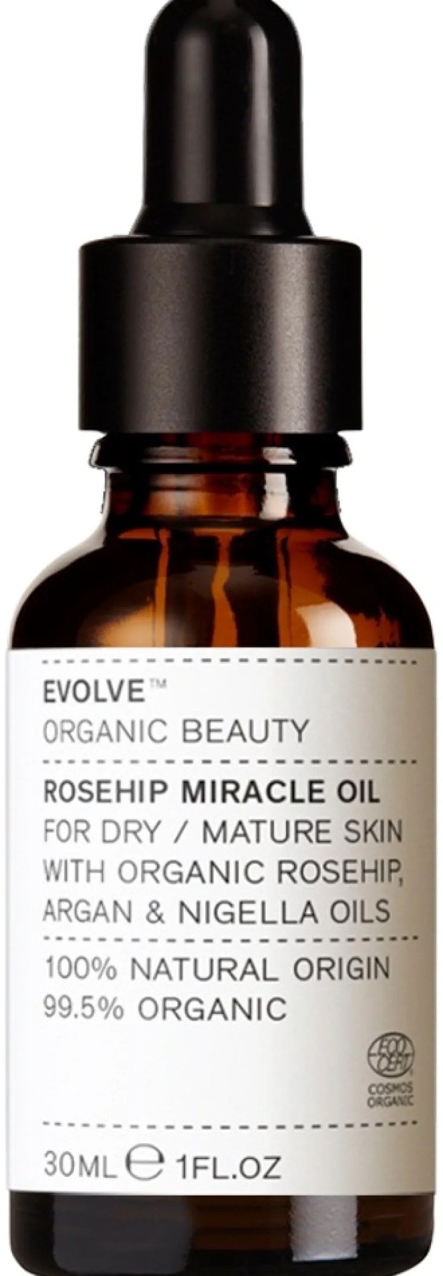 Evolve Organic Beauty Rosehip Miracle Oil Tuhkimo kasvoöljy 30 ml
