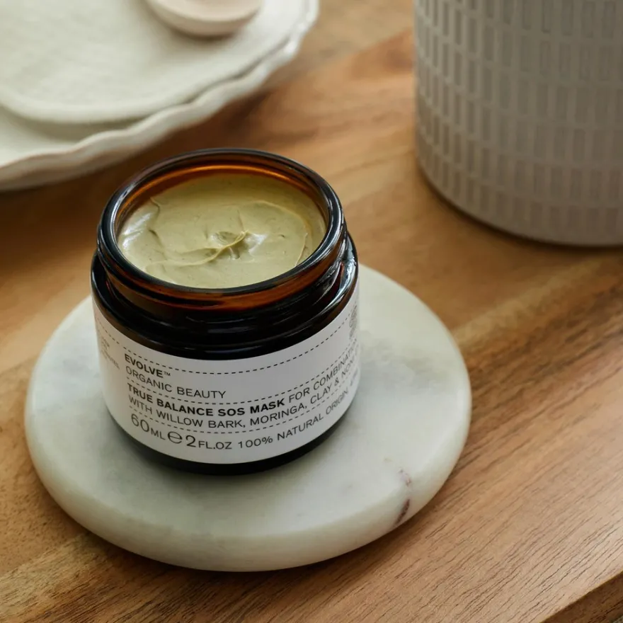 Evolve Organic Beauty True Balance SOS Mask Tasapainottava Kasvonaamio 60 ml
