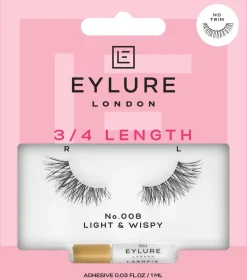 Eylure 3/4 length 008 -irtoripset ja liima