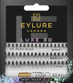 Eylure Luxe 3D Individuals -irtoripset ja liima