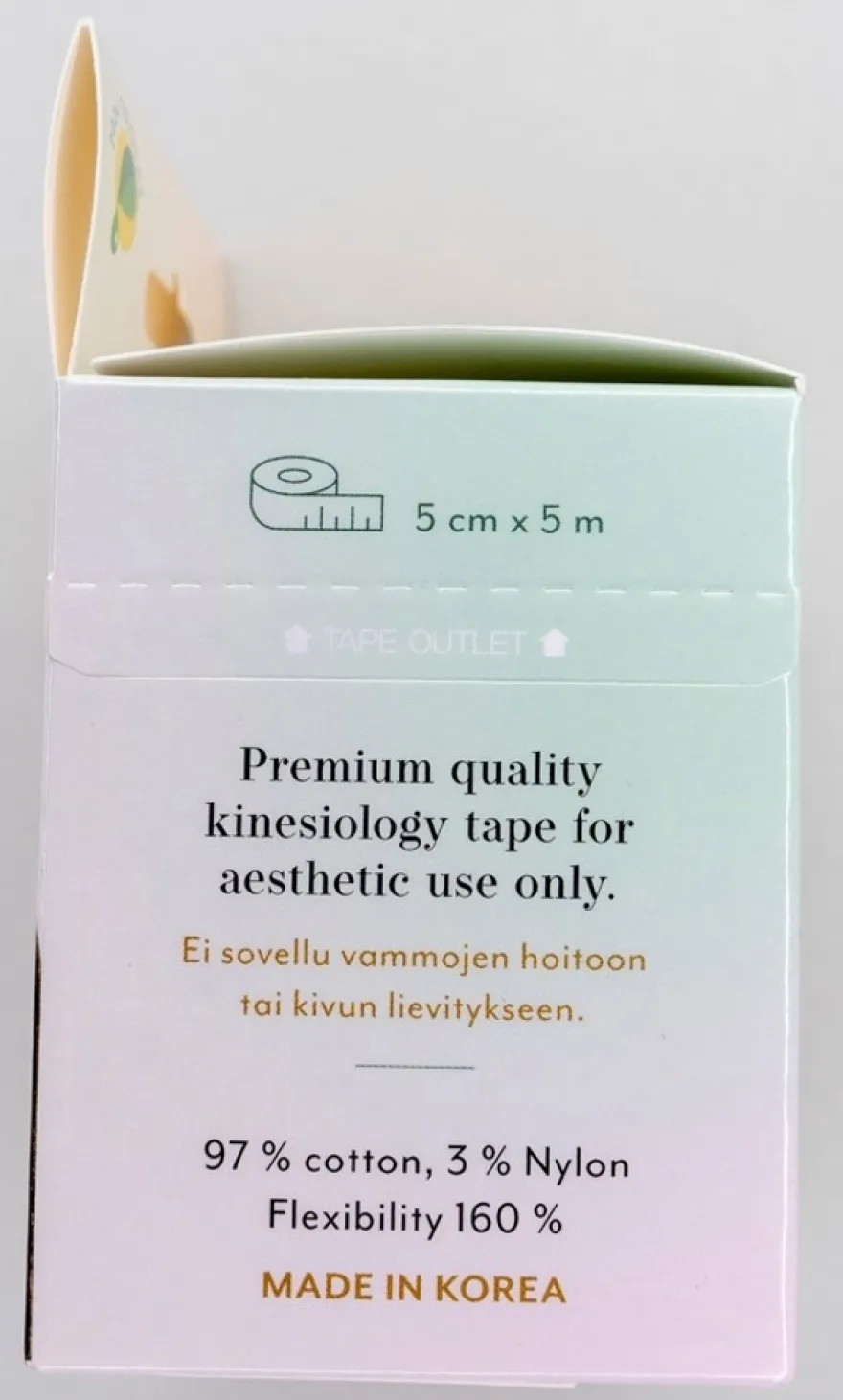 Faceimage kinesioteippi kasvoille Regular 5cm x 5m