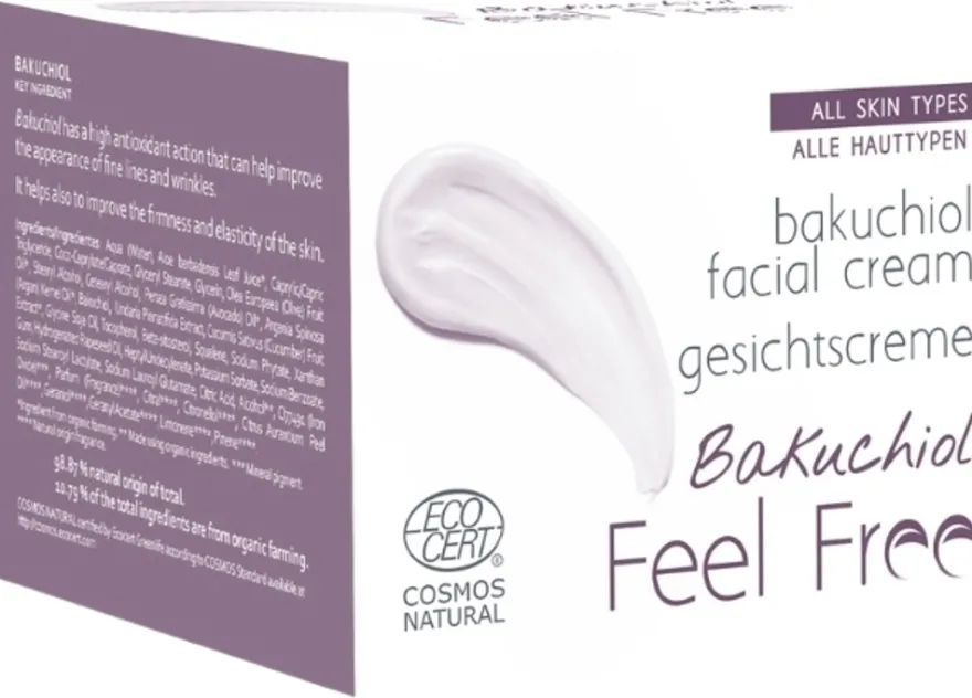 Feel free Silottava ja pehmentävä bakuchiol hoitovoide, 50ml