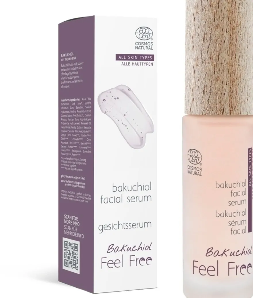 Feel free Silottava ja pehmentävä bakuchiol seerumi, 30ml