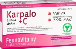 Fennovita 30g Ravintolisä Karpalo + C 60 kaps