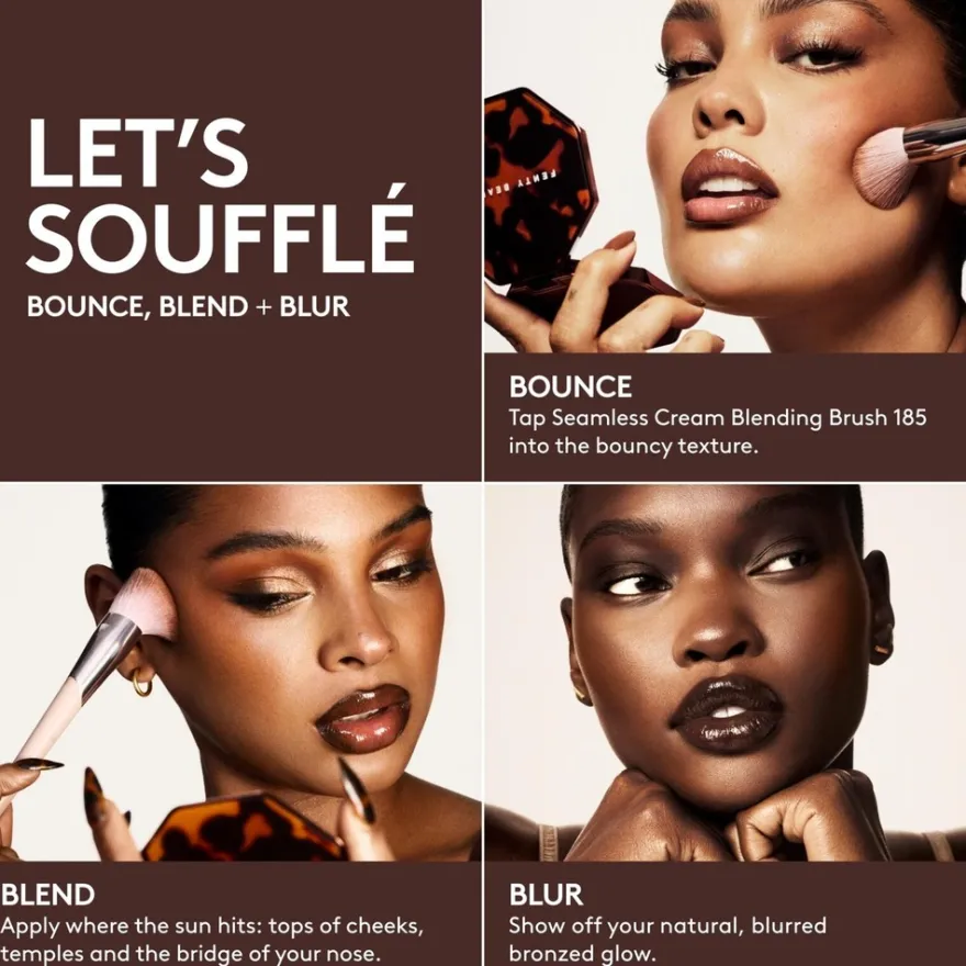 Fenty Beauty Sun Stalk'r Souffle Pressed Mousse Cream Bronzer -aurinkopuuteri 15 g