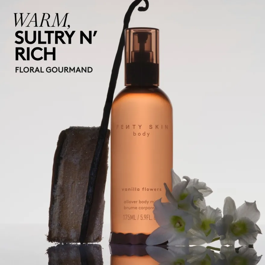 Fenty Skin Allover Body Mist Vanilla Flowers mini vartalotuoksu 75 ml