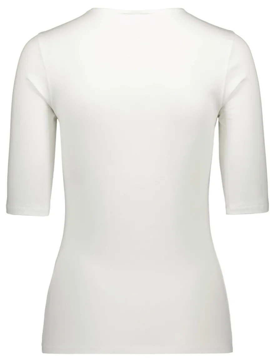 Filippa K puuvilla-elastaaninen trikoopaita Cotton Stretch Elbow Sleeve