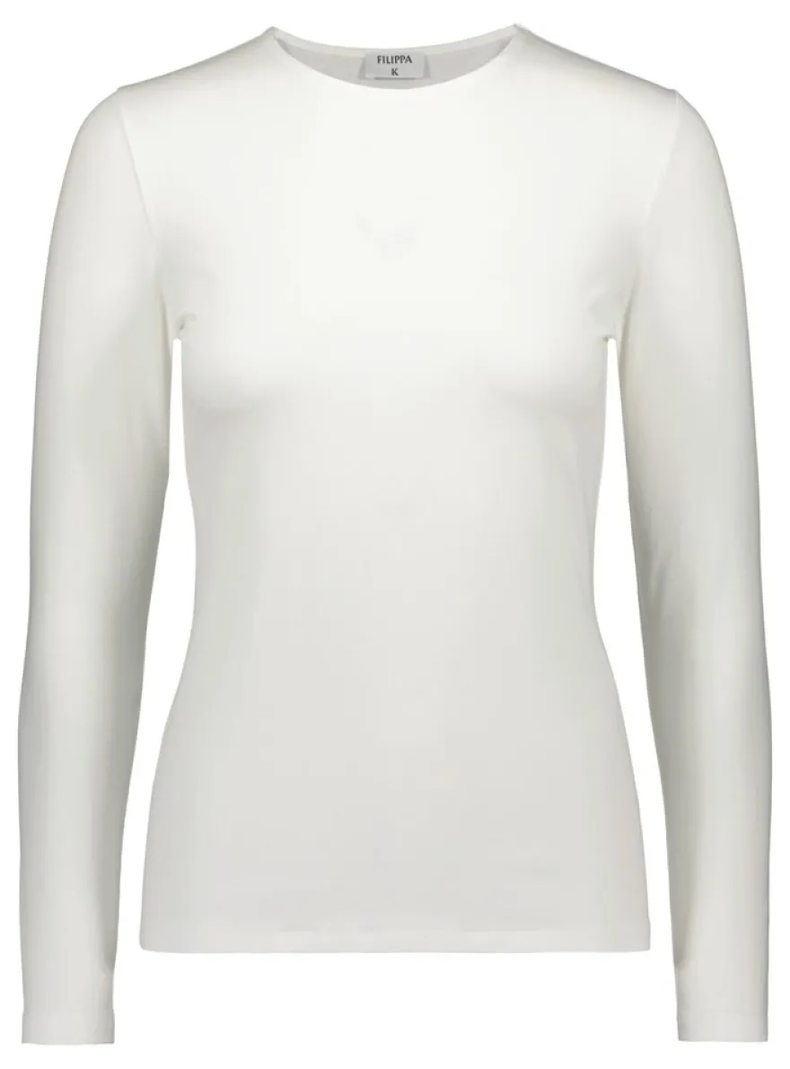 Filippa K trikoopaita, 90% luomupuuvilla 10% elastaani Cotton Stretch Long Sleeve