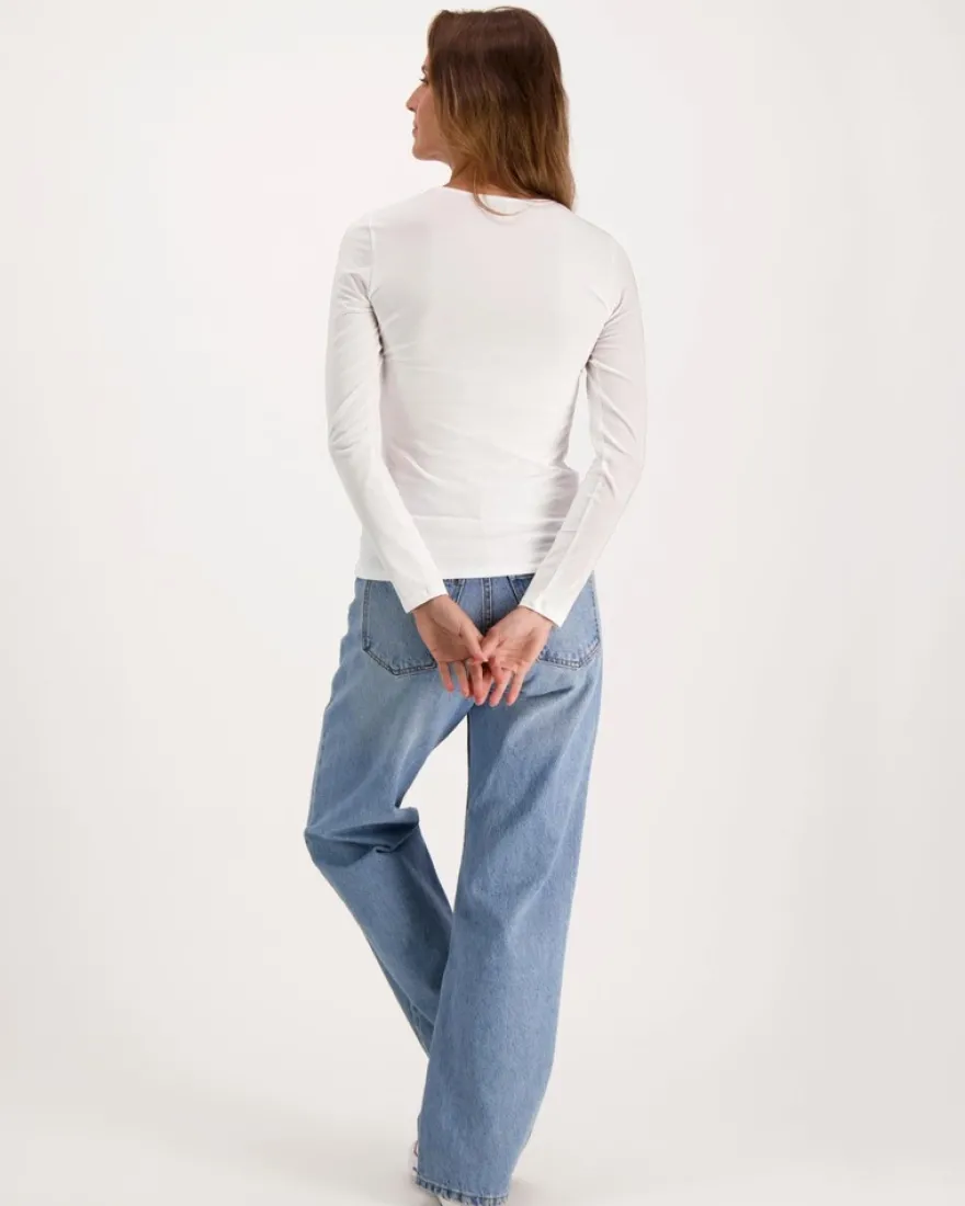 Filippa K trikoopaita, 90% luomupuuvilla 10% elastaani Cotton Stretch Long Sleeve
