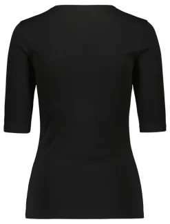 Filippa K trikoopaita luomupuuvilla-elastaani Cotton Stretch Elbow Sleeve